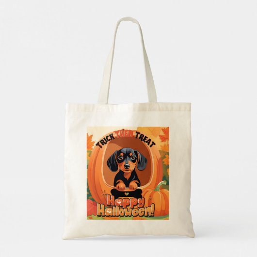 Doxie Halloween Tas (Achterkant)