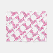 DOXIE-hart Fleece Deken (Voorkant (Horizontaal))