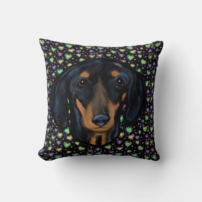 DOXIE Hart Kunst Kussen (Voorkant)
