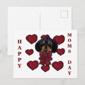 Doxie Hearts Briefkaart (Voorkant / Achterkant)