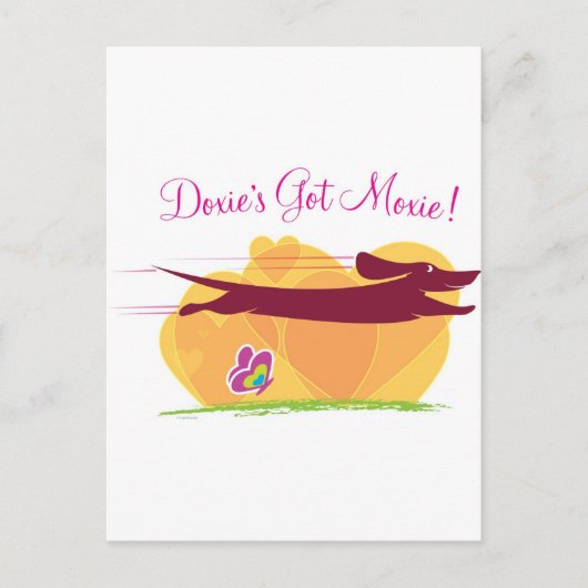 Doxie heeft Moxie Briefkaart (Voorkant)