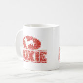 DOXIE-in-Circle-Distress Koffiemok (Voorkant links)