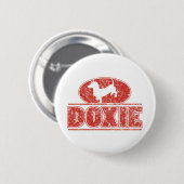 DOXIE-in-Circle-Distress Ronde Button 5,7 Cm (Voorkant /achterkant)