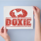 DOXIE-in-cirkel-ontsteld Flyer (Hand)
