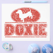 DOXIE-in-cirkel-ontsteld Flyer (Enkel)