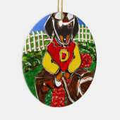 DOXIE JOCKEY KERAMISCH ORNAMENT (Rechts)