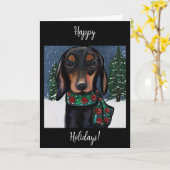 Doxie kaart (Gele Bloem)