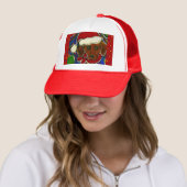 Doxie Kerstmis Trucker Pet (In situ)