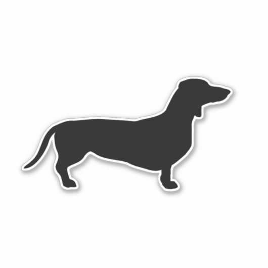 Doxie-Land Nation Oval Sticker (Voorkant)