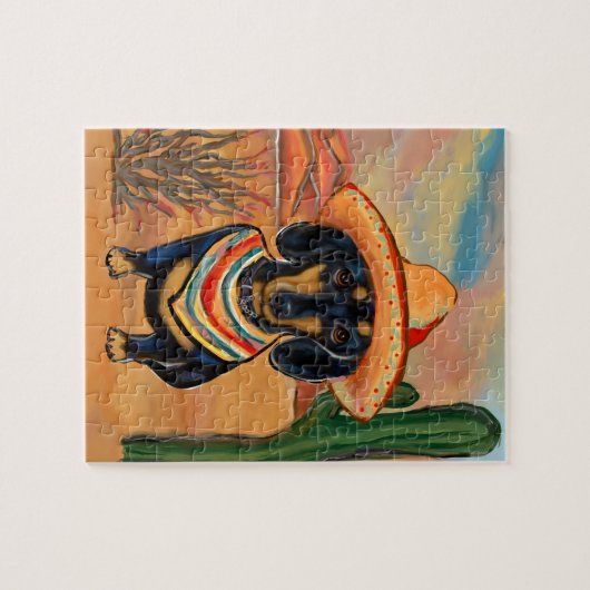 Doxie Legpuzzel (Horizontaal)