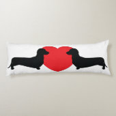 Doxie Liefde Lichaamskussen (Achterkant)