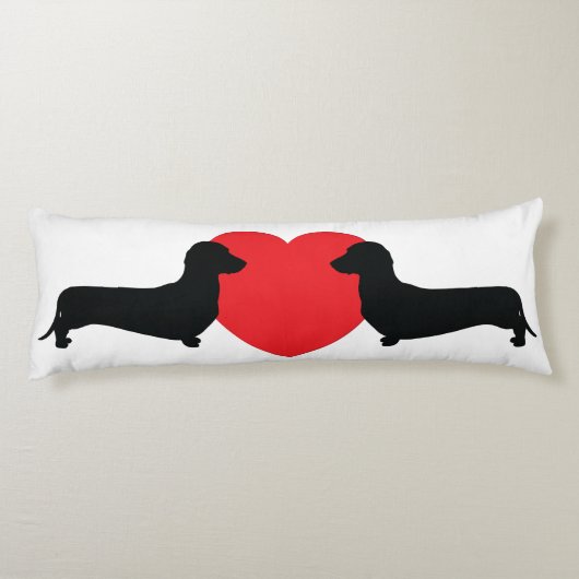 Doxie Liefde Lichaamskussen (Achterkant)