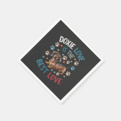 Doxie Love is de beste liefde Servet (Hoek)