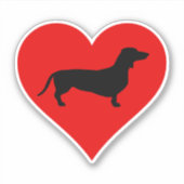 Doxie Love Sticker (Voorkant)