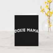 Doxie Mama  Kaart (Gele Bloem)