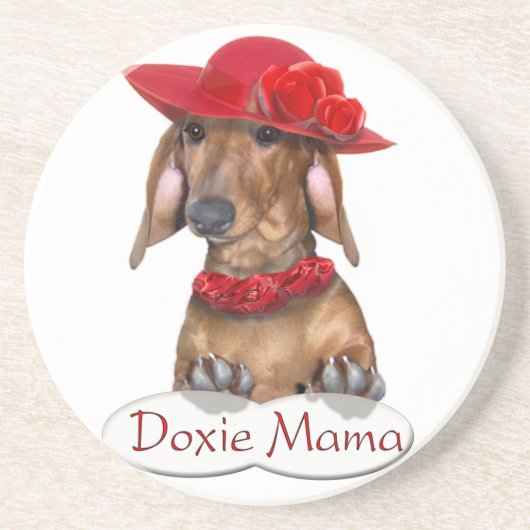 Doxie Mama onderzetter (Voorkant)