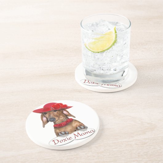 Doxie Mama onderzetter (Zijkant)