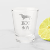 Doxie mama shot glas (Achterkant)