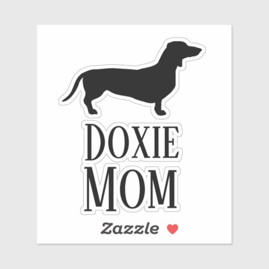 Doxie mama sticker (Vel)
