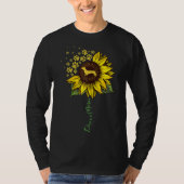 Doxie mama Sunflower Dachshund Lover Gifts Dog mam T-shirt (Voorkant)