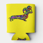 Doxie Mardi Gras Blikjeskoeler (Achterkant)