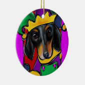 DOXIE MARDI GRAS           KERAMISCH ORNAMENT (Rechts)