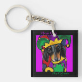 DOXIE MARDI GRAS SLEUTELHANGER (voorkant)