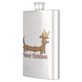 Doxie-Merry-Kerstmis Heupfles (Links)