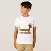 Doxie-Merry-Kerstmis T-shirt (Voorkant volledig)
