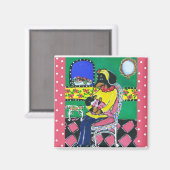 Doxie Moeder & Baby Magneet (Voorkant / Achterkant)