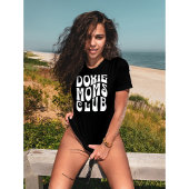 Doxie Moms Club Schattig Retro Font T-shirt