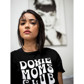 Doxie Moms Club Schattig Retro Font T-shirt
