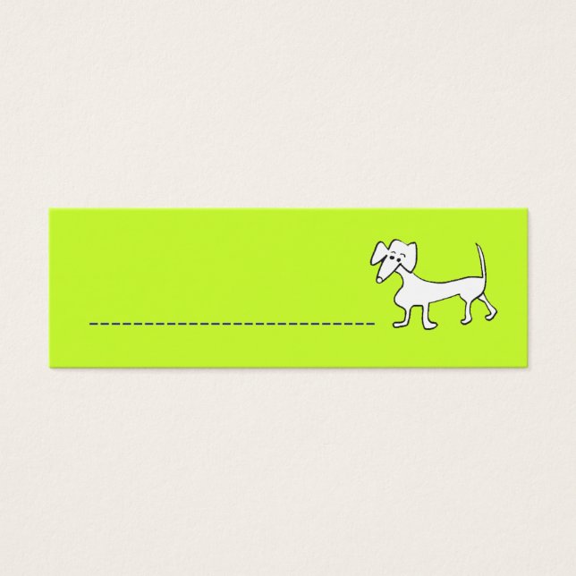DOXIE-PLAATSKAART MINI VISITEKAARTJES (Voorkant)