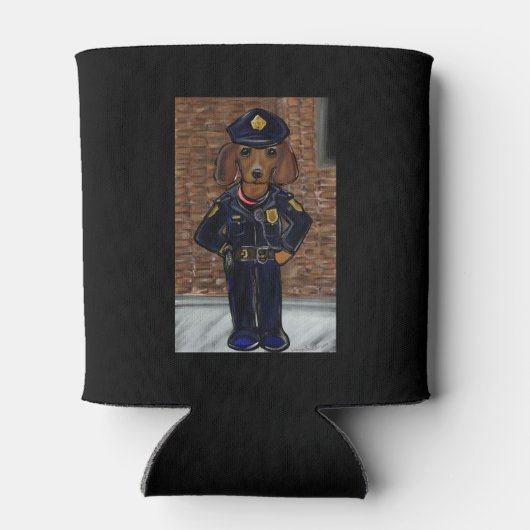Doxie Politie Blikjeskoeler (Achterkant)