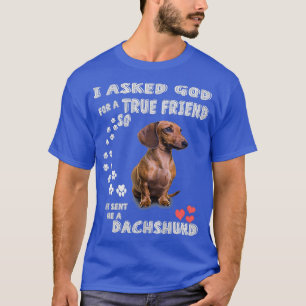 Doxie Puppy Wiener Weenie Dog mam Papa Miniatuur T-shirt