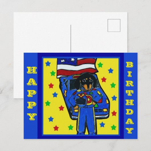 DOXIE RACER BRIEFKAART (Voorkant / Achterkant)