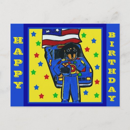 DOXIE RACER BRIEFKAART (Voorkant)