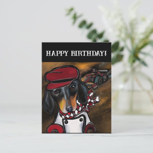 DOXIE RACER BRIEFKAART (Staand voorkant)