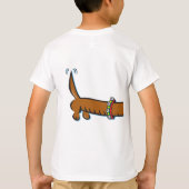 Doxie-rendier-front-all-over T-shirt (Achterkant)