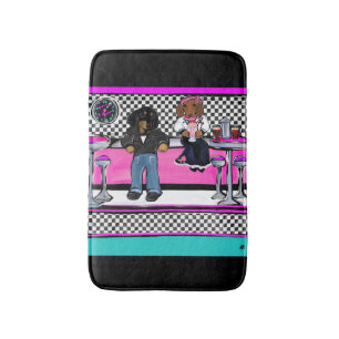 Doxie Rock and Roll Badmat