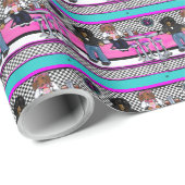 Doxie Rock and Roll Cadeaupapier (Rol Hoek)