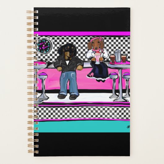 Doxie Rock en Roll Planner (Voorkant)