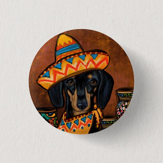 DOXIE RONDE BUTTON 3,2 CM (Voorkant)