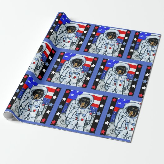 DOXIE RUIMTEVAART CADEAUPAPIER (Uitgerold)