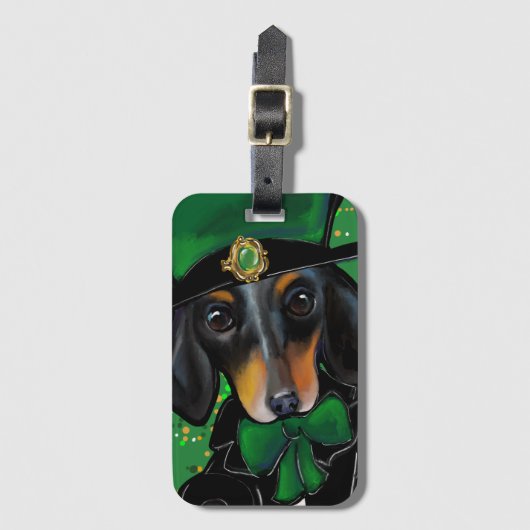 DOXIE SAINTE PATSY BAGAGELABEL (Voorkant (verticaal))