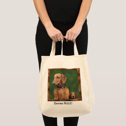 Doxie Shopping Bag Tote Bag (Voorkant (product))