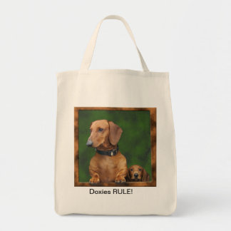 Doxie Shopping Bag Tote Bag