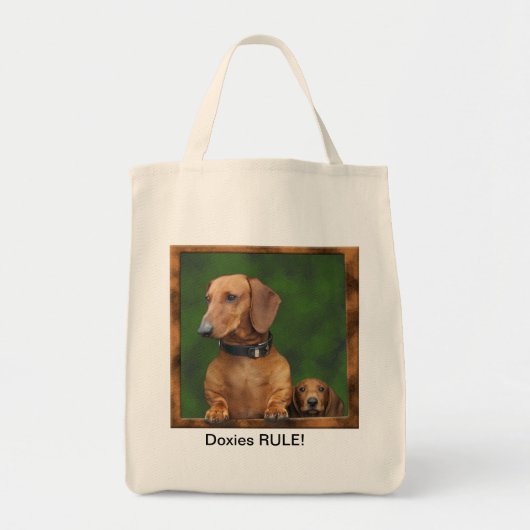 Doxie Shopping Bag Tote Bag (Voorkant)