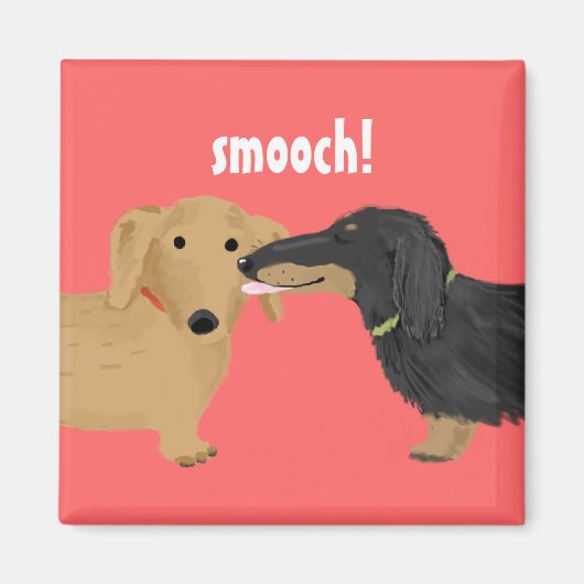 Doxie Smooch Magneet (Voorkant)