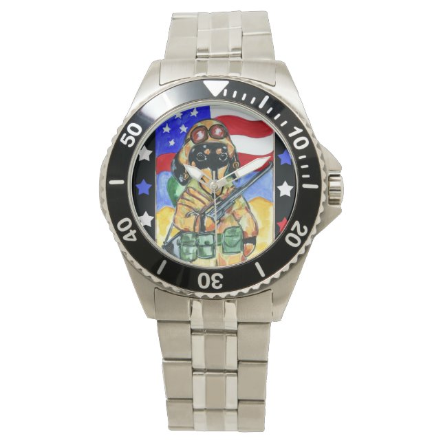 Doxie Soldaat Horloge (Voorkant)